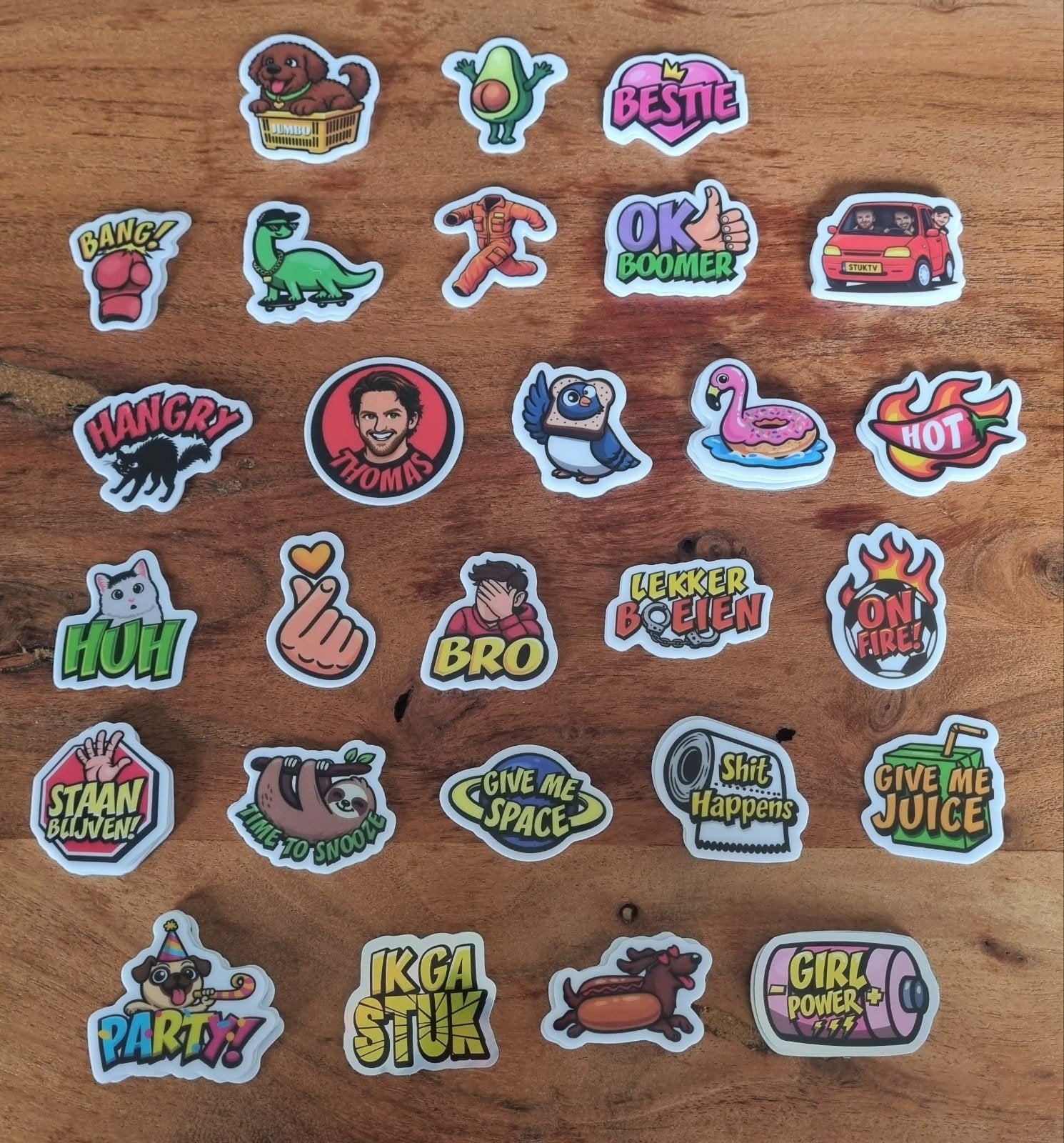 Jumbo Stuk TV Stickers, Jumbo, Ophalen