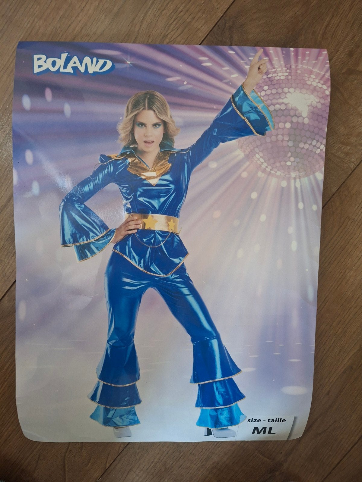 Dancing Queen Kostuum Dames maat M/L, Ophalen of Verzenden, Meisje