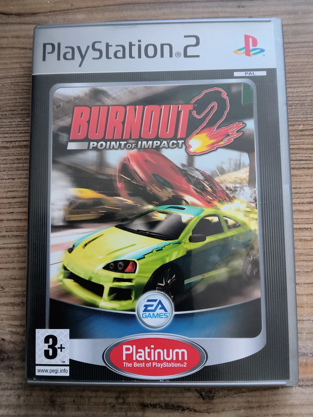 Burnout 2: Point of Impact - PlayStation 2 (PS2), 1 speler, Racen en Vliegen, Ophalen of Verzenden, Zo goed als nieuw
