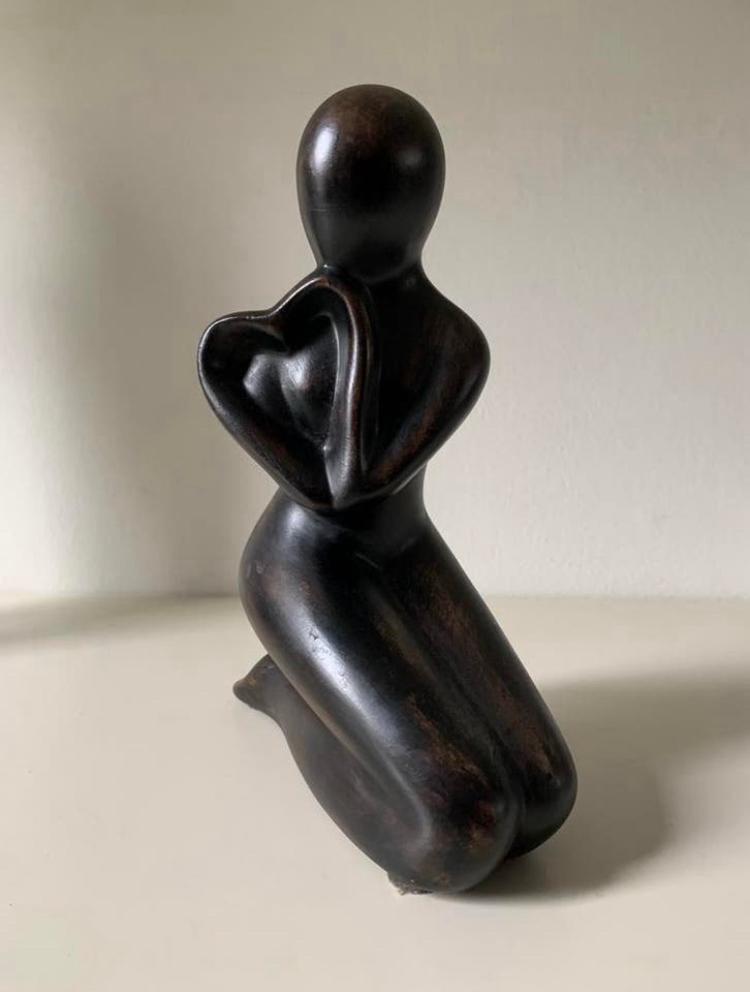 Beeldje- design 70th -keramiek GILDE handwerk - BOCHOLT-23cm, Antiek en Kunst, Ophalen of Verzenden