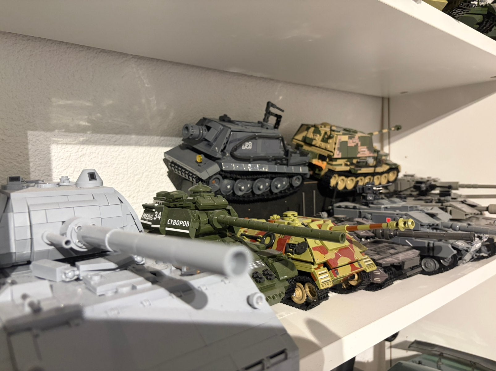 27 tanks van bouwstenen, diverse merken, Verzenden, Zo goed als nieuw