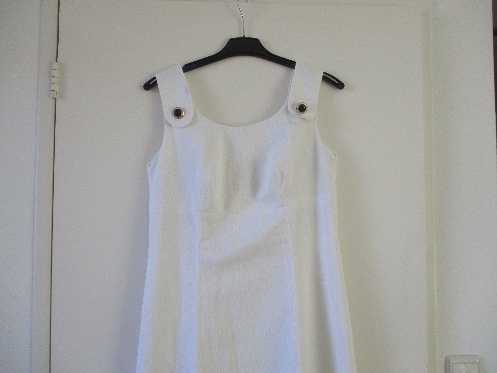 Beige jaren 60 jurk, Maat 38/40 (M), Beige, Ophalen of Verzenden, Zo goed als nieuw