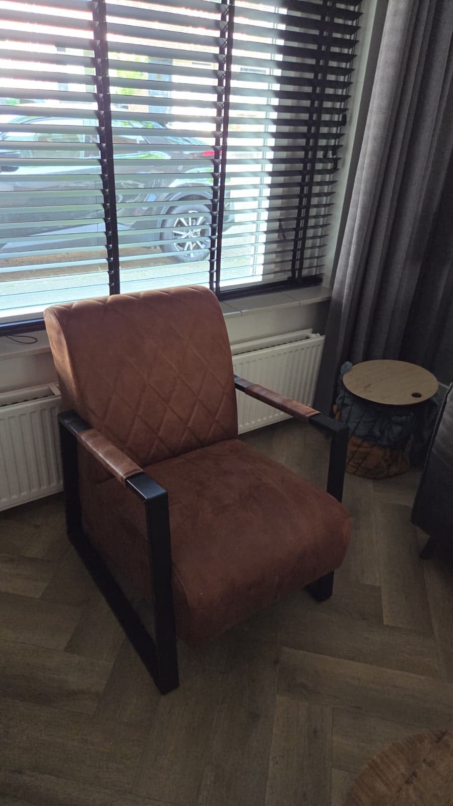Mooie fauteuil, Huis en Inrichting, Ophalen, 75 tot 100 cm, Zo goed als nieuw, Stof