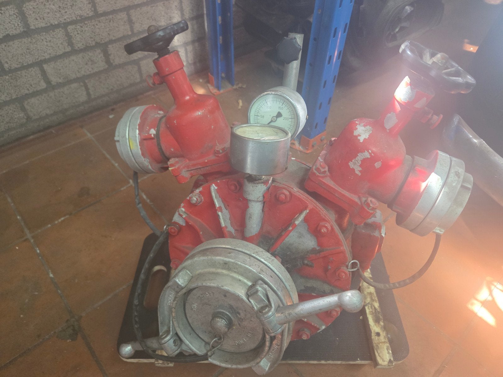 ziegler brandweerpomp met meters, Ophalen of Verzenden