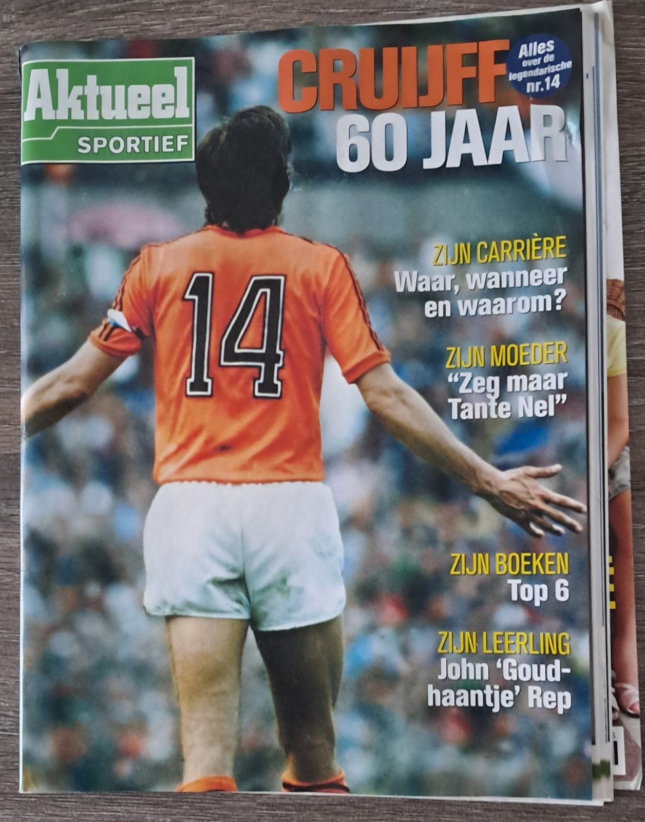 Aktueel Sportief: Cruijff 60 Jaar - Speciale Editie, Ophalen of Verzenden, Zo goed als nieuw, Ajax