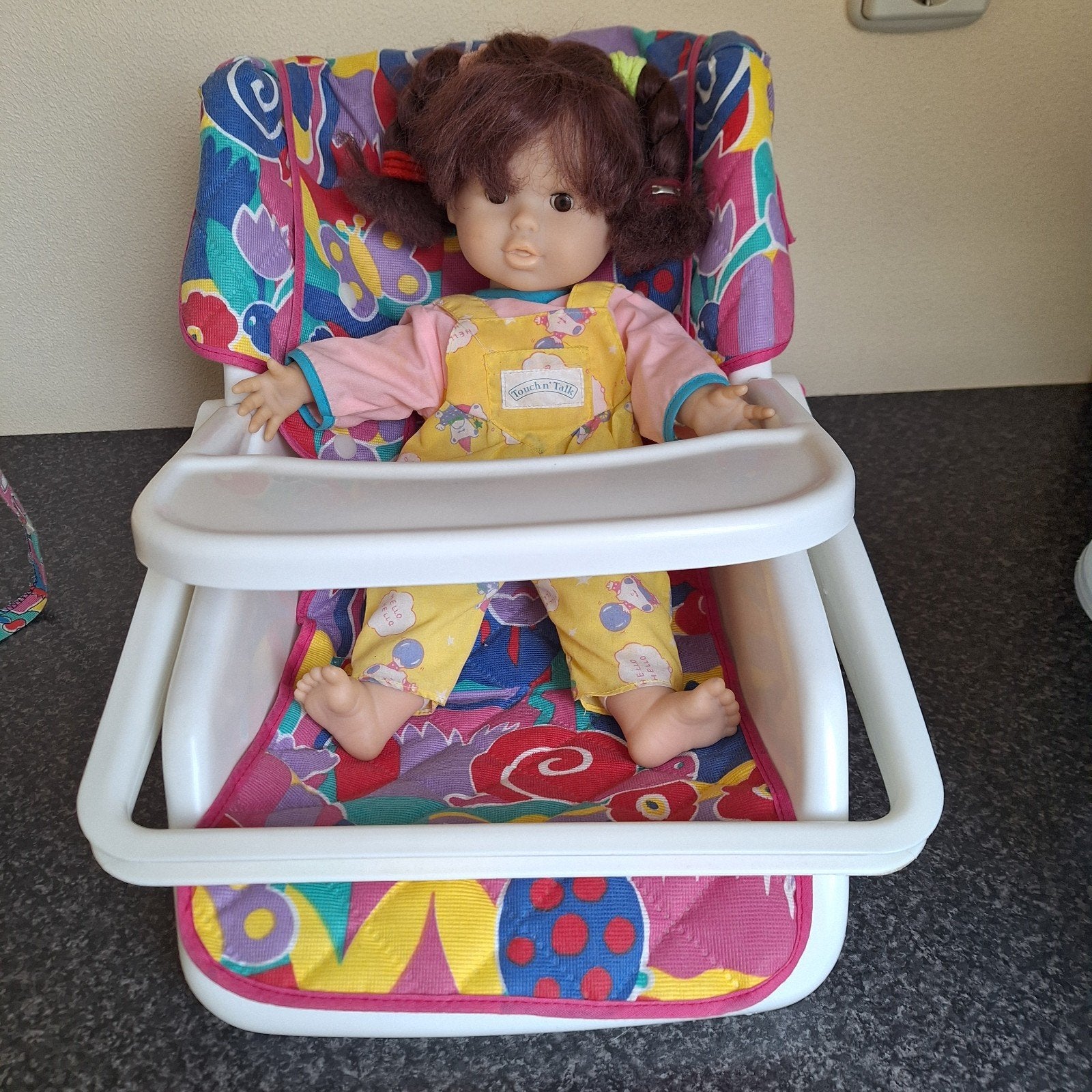 Leuke zachte pop in maxi-cosi (ook los te koop), Ophalen, Gebruikt, Babypop