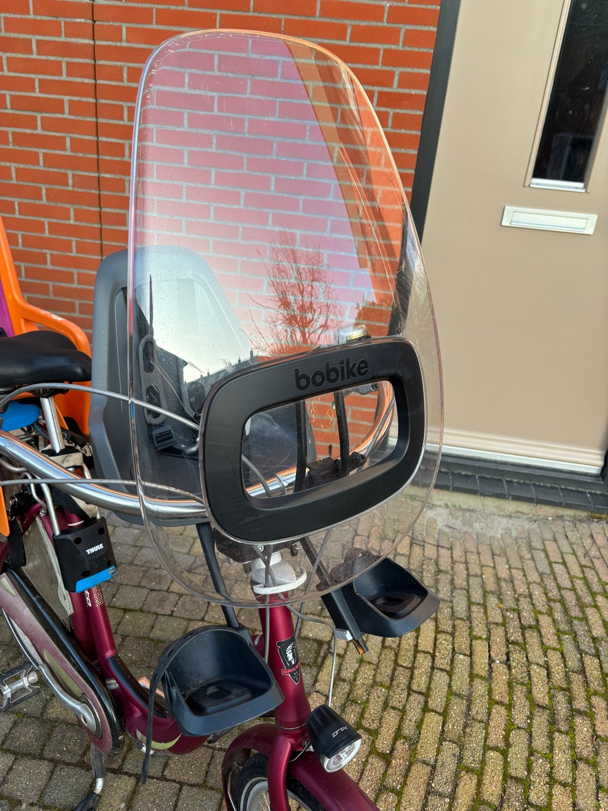 Bobike voorstoel met windscherm, Ophalen, Voorzitje, 0 t/m 13 kg, Gebruikt