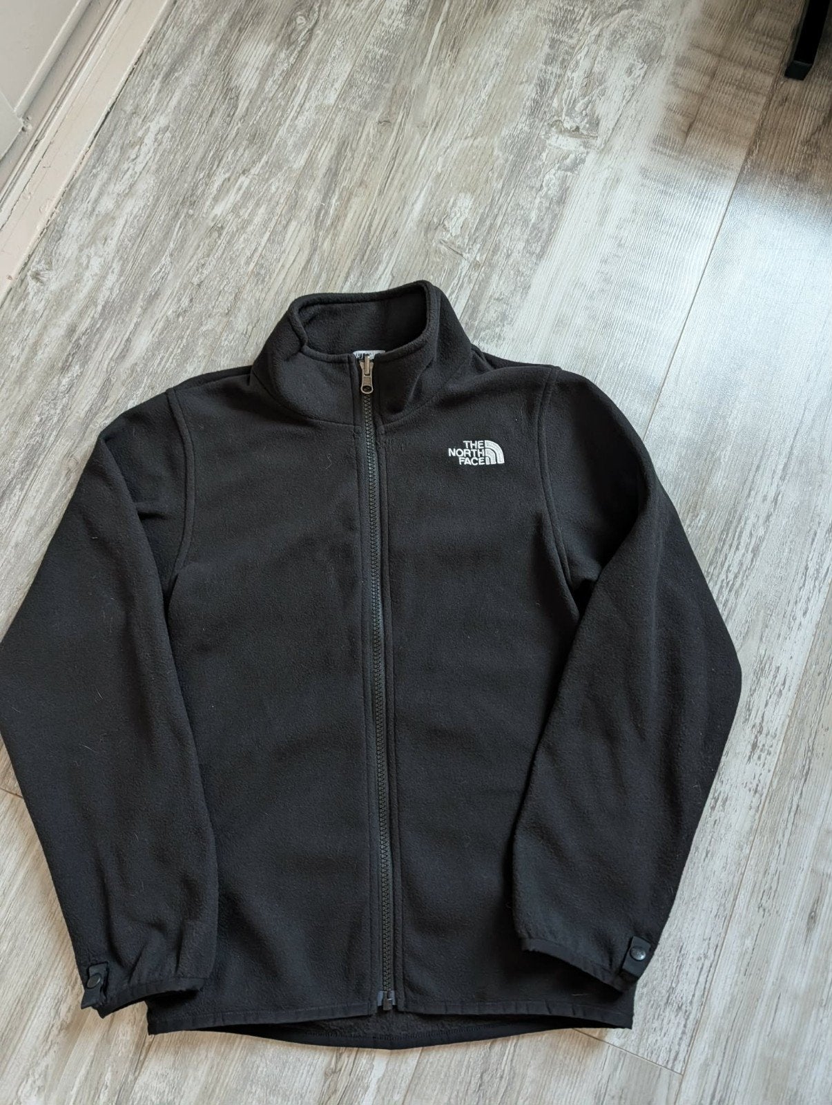 The North Face Fleece Vest/Jas Zwart – Maat 140 – Maat 10, Kinderen en Baby's, Kinderkleding | Maat 140, The North Face, Jongen of Meisje