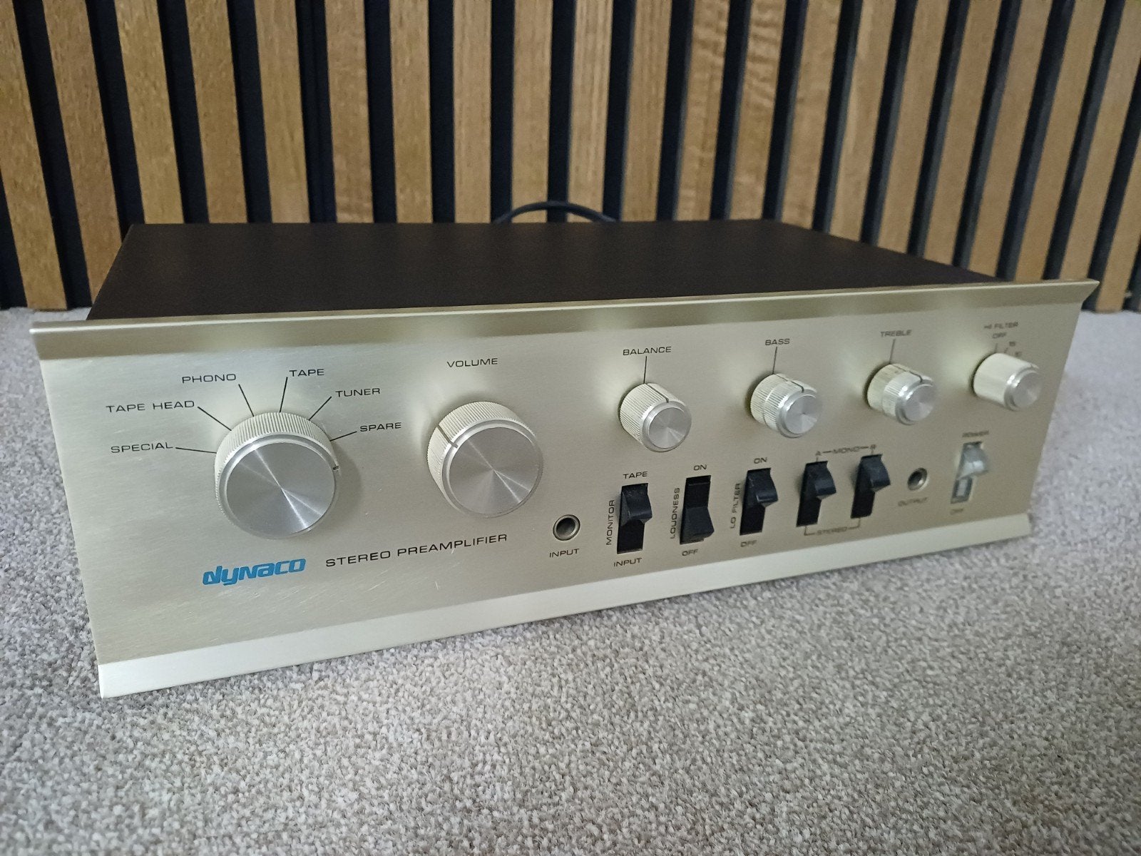 Dynaco PAT-4 Voorversterker met Furutech Modificatie, Ophalen of Verzenden, Gebruikt, Overige merken