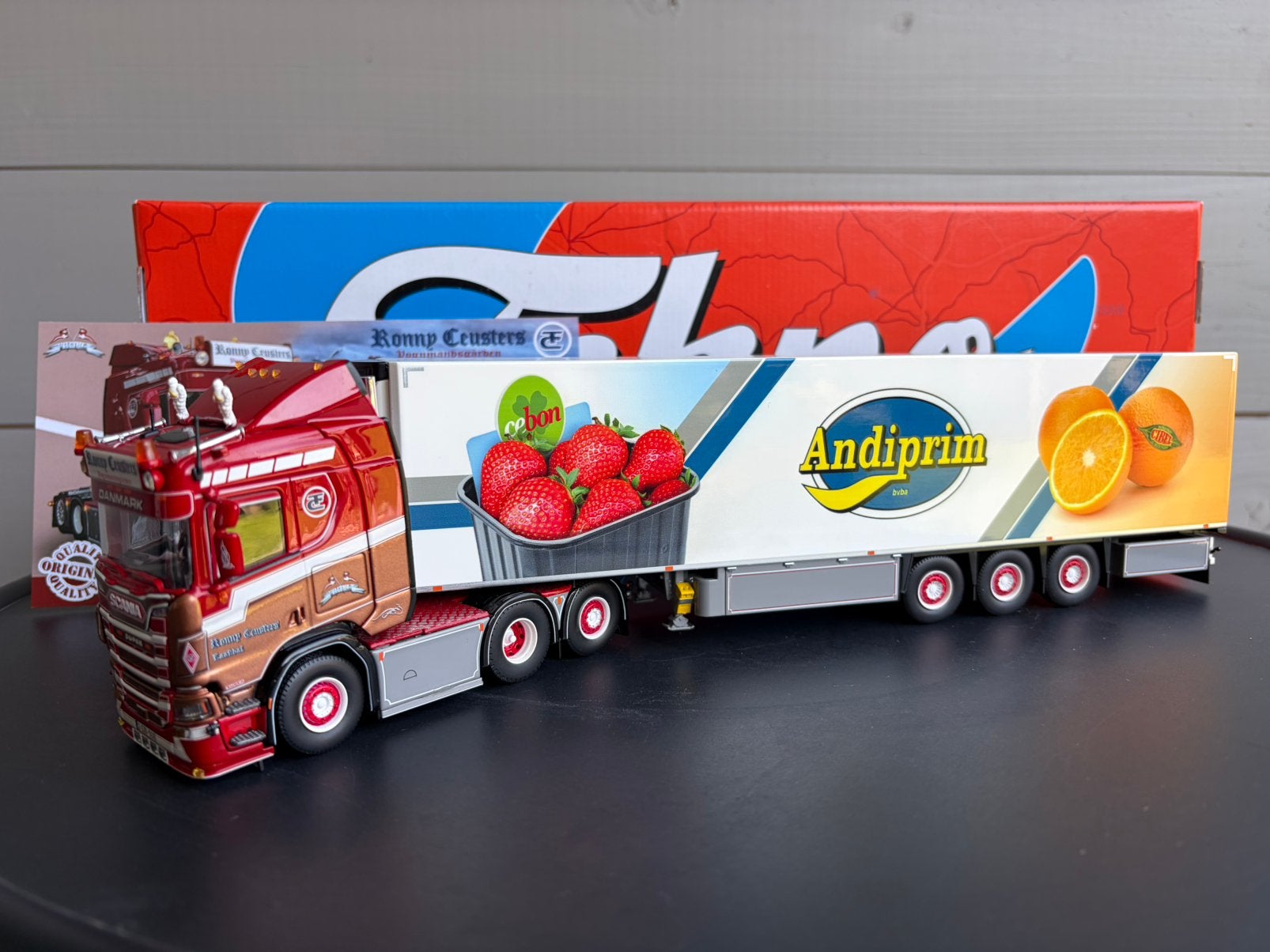 Tekno Scania Ceusters, Hobby en Vrije tijd, Modelauto's | 1:50, Ophalen of Verzenden, Nieuw, Bus of Vrachtwagen, Tekno