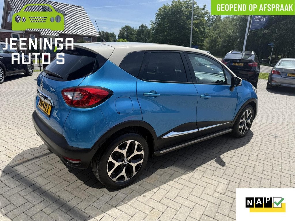 Renault Captur TCe 120 Dynamique|Camera|Clima|Navi|PDC|NAP, Auto's, Renault, 4 cilinders, Blauw, Automatische klimaatregeling
