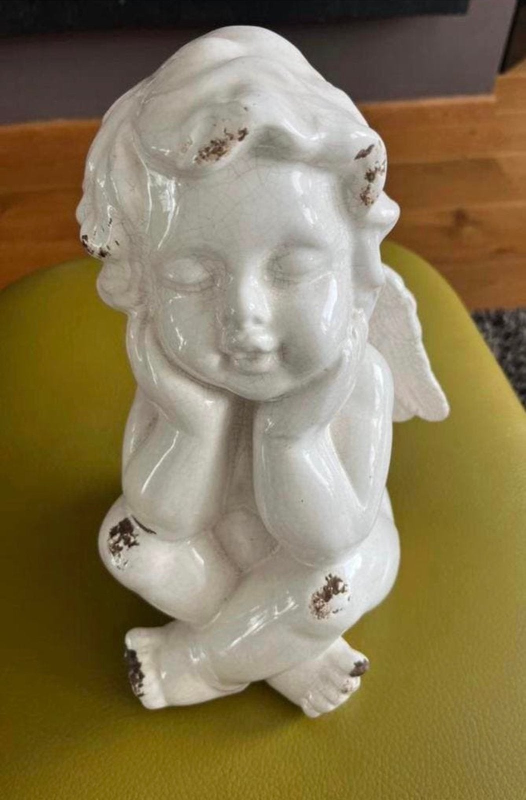 Brocante Witte Engel/ Boeddha en/of Schaap/ Lam etc etc etc, Ophalen of Verzenden