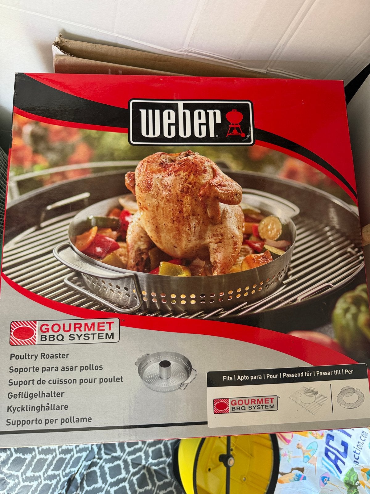 Weber GBS Gevogeltehouder - Perfect voor sappige kip, Verzenden, Nieuw