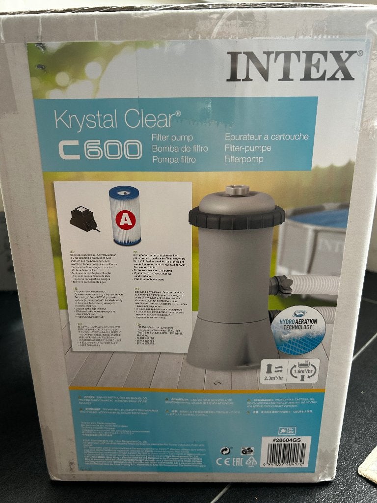 Intex filter pomp c600, Ophalen of Verzenden, Nieuw, Zwembadpomp