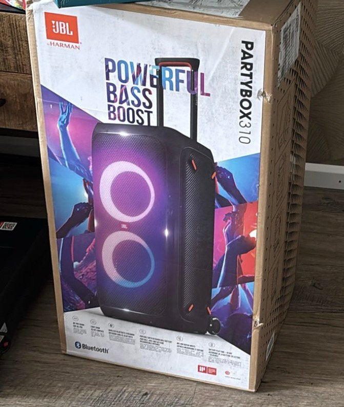 JBL PartyBox 310 Partyspeaker zwart, Ophalen, JBL, Nieuw, 120 watt of meer