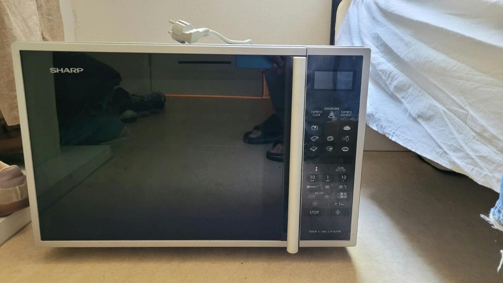 Sharp combimagtron met oven R-969, Ophalen, Zo goed als nieuw, Oven