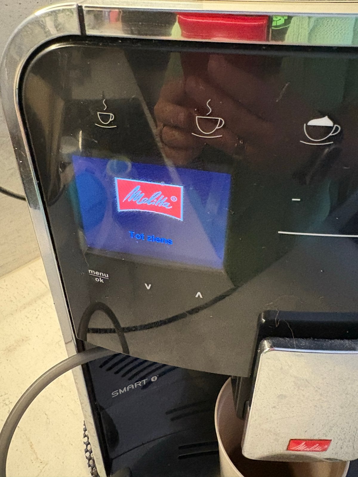 Melitta Caffeo Barista+ koffiemachine bluetooth, Witgoed en Apparatuur, Koffiezetapparaten, Ophalen, Afneembaar waterreservoir