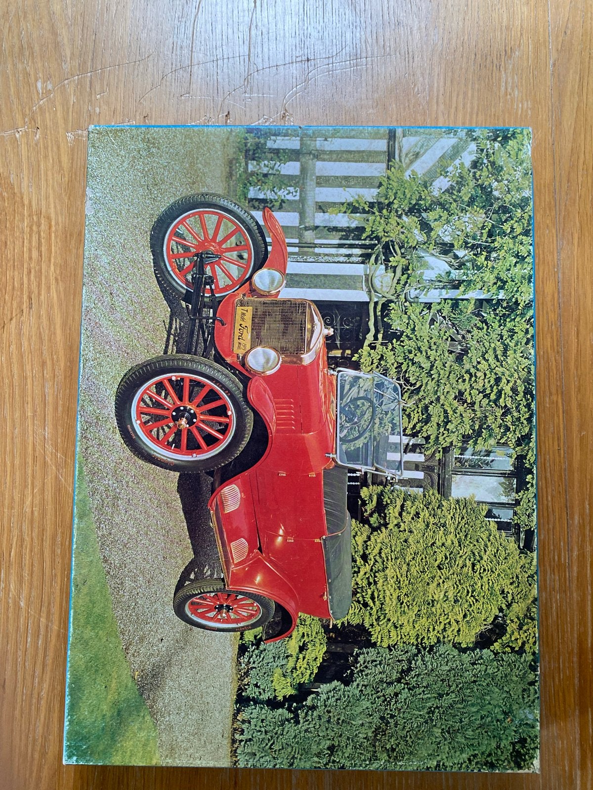 Puzzel: Rode Ford Model T (1915), Ophalen, Gelezen, Ford