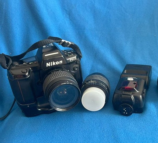 Nikon analoge camera F90X set met lenzen, Ophalen of Verzenden, Gebruikt, Spiegelreflex, Nikon
