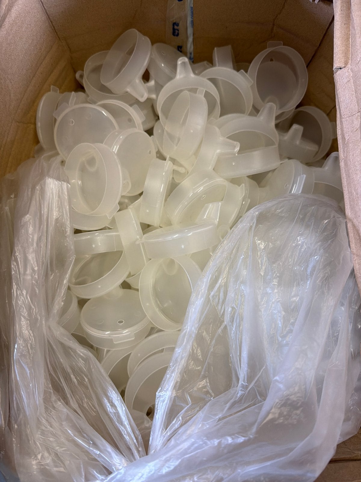 250x Transparante Tuitbeker Bovenkant - Nieuw, Nieuw, Ophalen of Verzenden, Nvt, Nvt