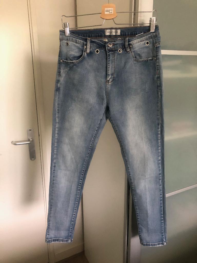 Jeans, Kleding | Dames, Spijkerbroeken en Jeans, Bianco, Blauw, Ophalen of Verzenden, W30 - W32 (confectie 38/40)