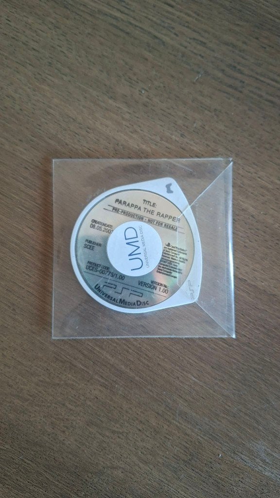 Pre-Production PSP game Parappa the Rapper Promo, Avontuur en Actie, 1 speler, Ophalen of Verzenden, Zo goed als nieuw