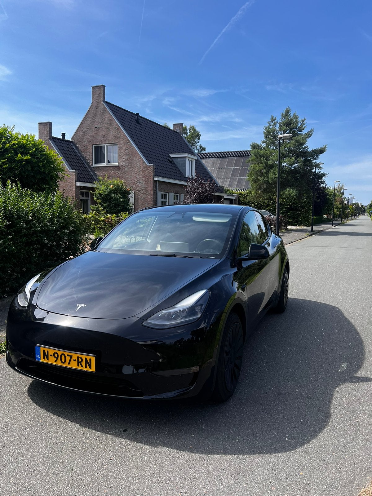 Tesla Model Y Long Range AWD BTW, Auto's, Tesla, Automaat, Zwart, Origineel Nederlands, Elektrisch