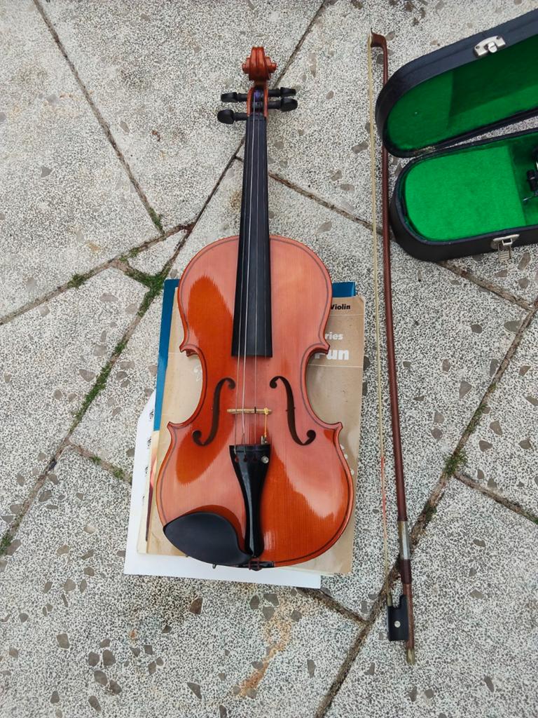 VIOOL.  60 CM LANG. MERK ONBEKEND, IN NETTE STAAT, Muziek en Instrumenten, Strijkinstrumenten | Violen en Altviolen, Ophalen, Viool