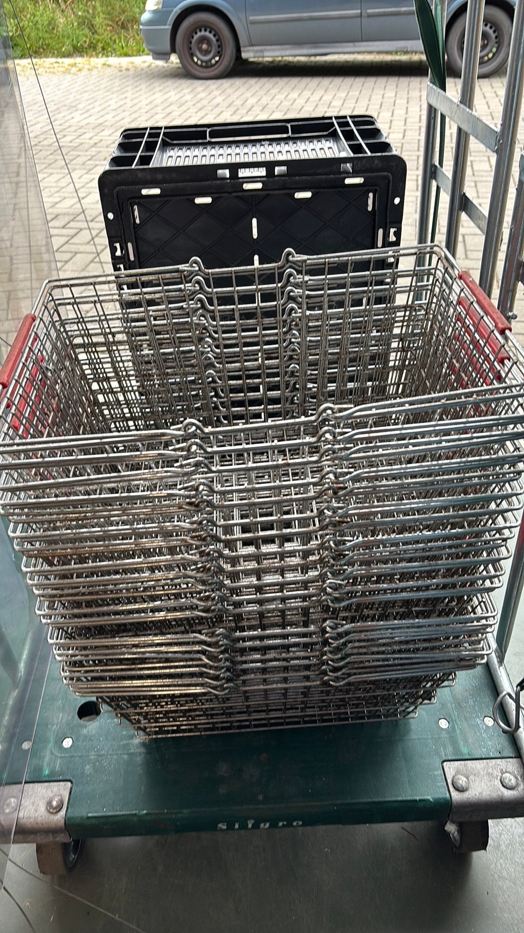 Winkelmandjes, Ophalen, Gebruikt