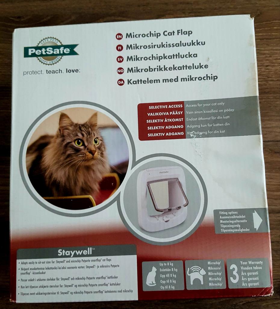 PetSafe Microchip Kattenluik Staywell, Dieren en Toebehoren, Katten-accessoires, Ophalen of Verzenden, Nieuw