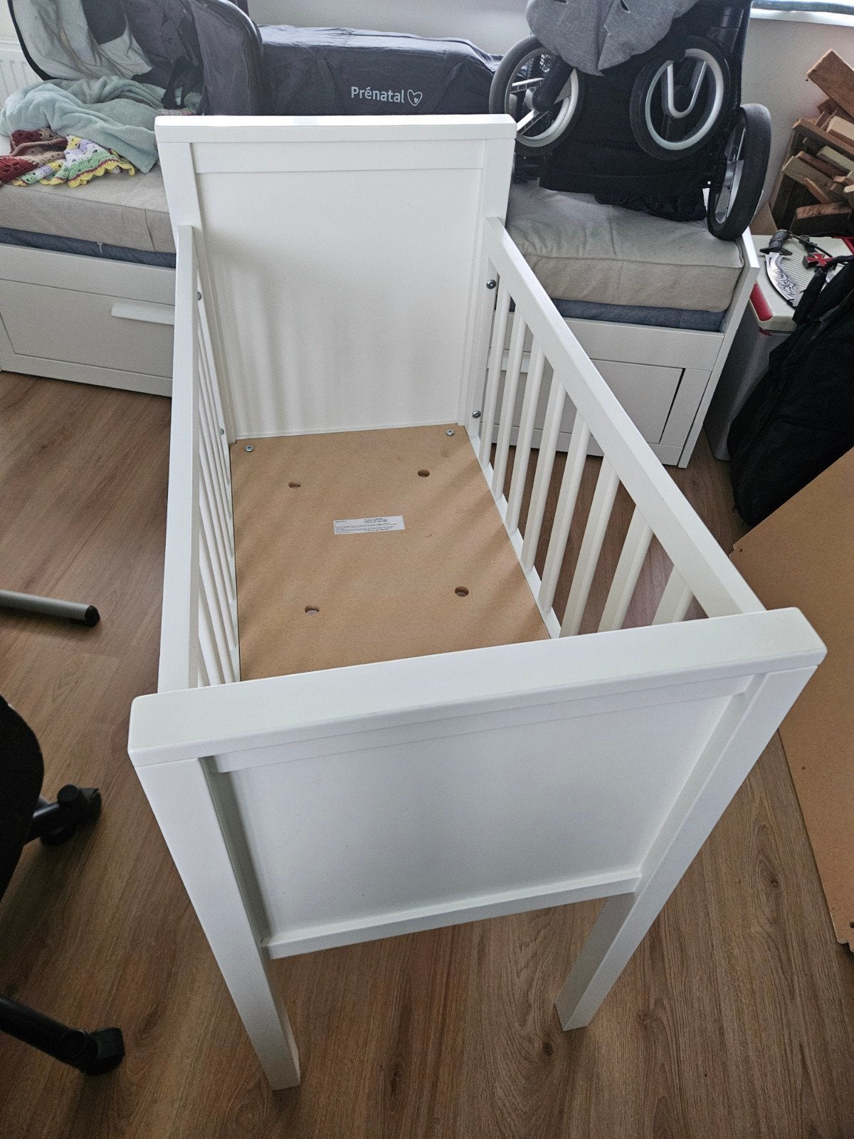 Meubels voor babykamer: box, bedje, schommelstoel, Kinderen en Baby's, Kinderkamer | Complete kinderkamers, Ophalen