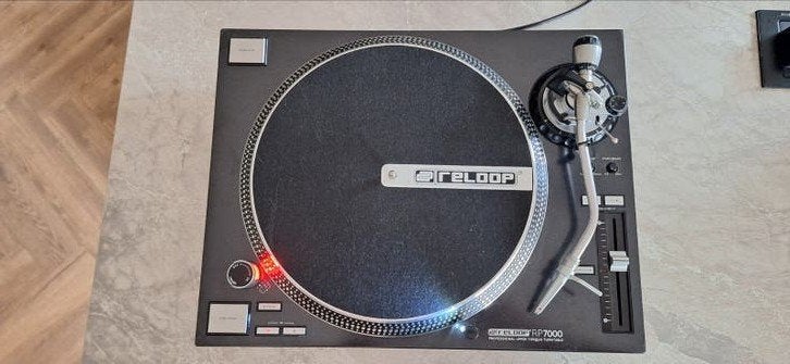 Reloop RP-7000 MK1 Platenspeler met Ortofon Concorde, Pitch-regelaar, Zo goed als nieuw, Platenspeler, Ophalen