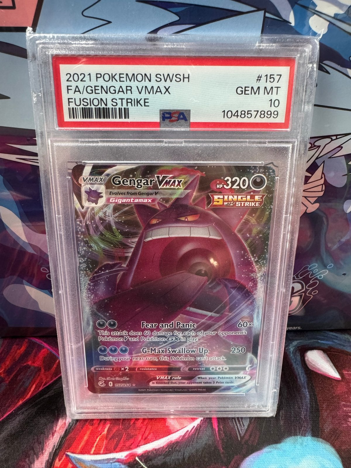 Gengar 157 PSA 10, Ophalen of Verzenden, Nieuw, Losse kaart