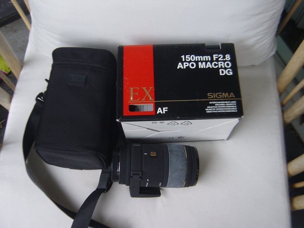 sigma lens 150 mm, Ophalen of Verzenden, Zo goed als nieuw, Sigma, Overige typen