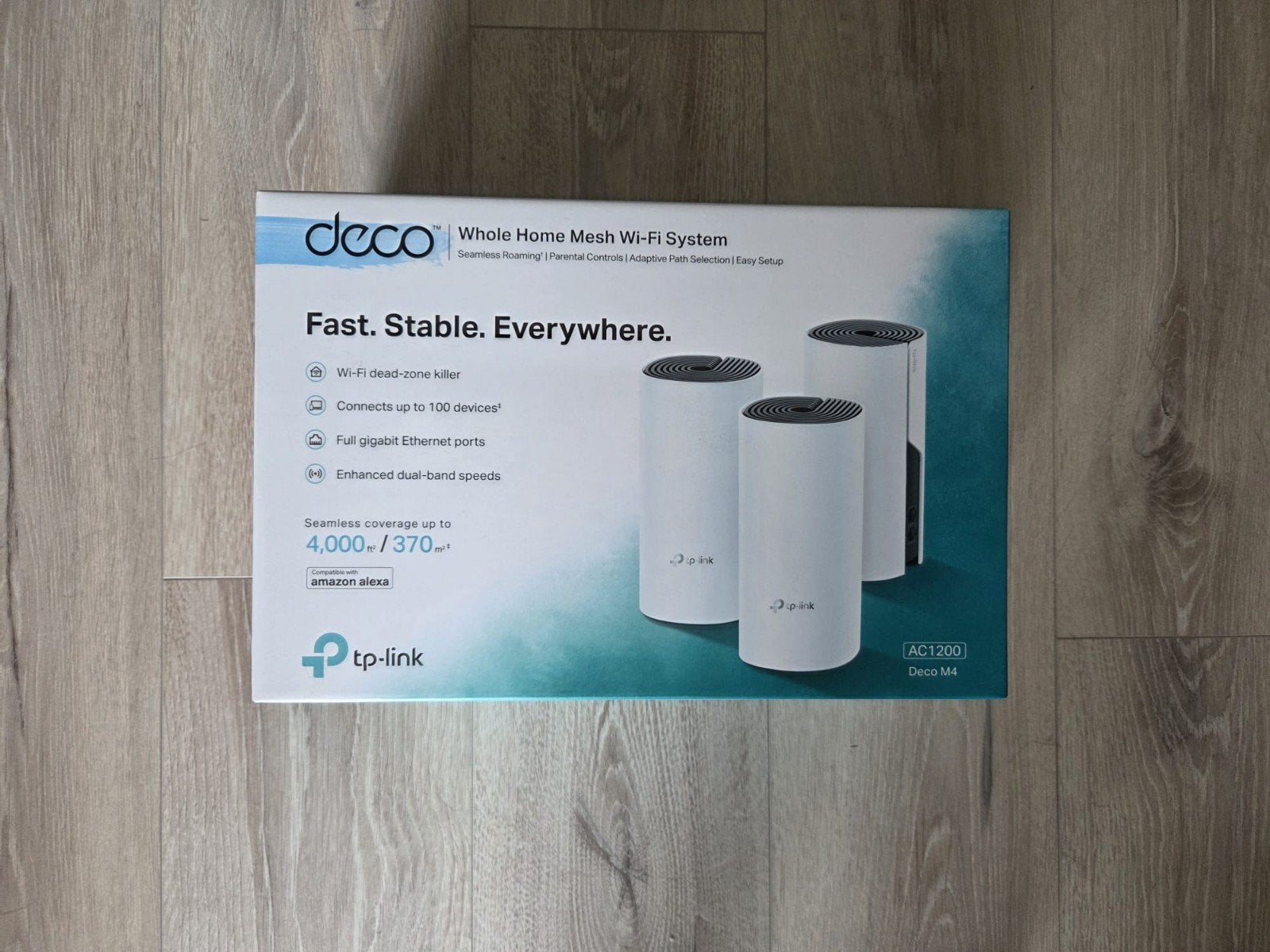 TP-Link Deco M4 Mesh WiFi – 3 stuks – AC1200, Ophalen of Verzenden