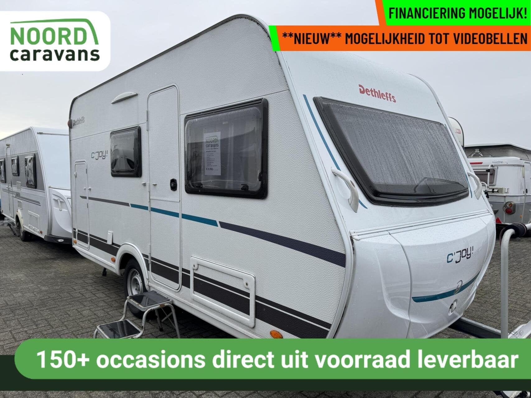 DETHLEFFS C'JOY 410 LK STAPELBED + MOVER + LUIFEL +FIETSEND, Bedrijf, 750 - 1000 kg, Douche, Tot en met 4