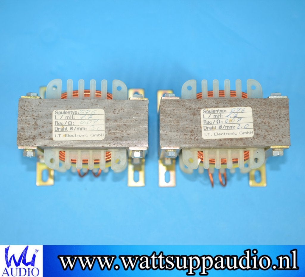 InterTechnik FE96 / 1,7 mH / 0,09 / 2,0 mm² (paar), Audio, Tv en Foto, ., Overige typen, Nieuw, Ophalen of Verzenden