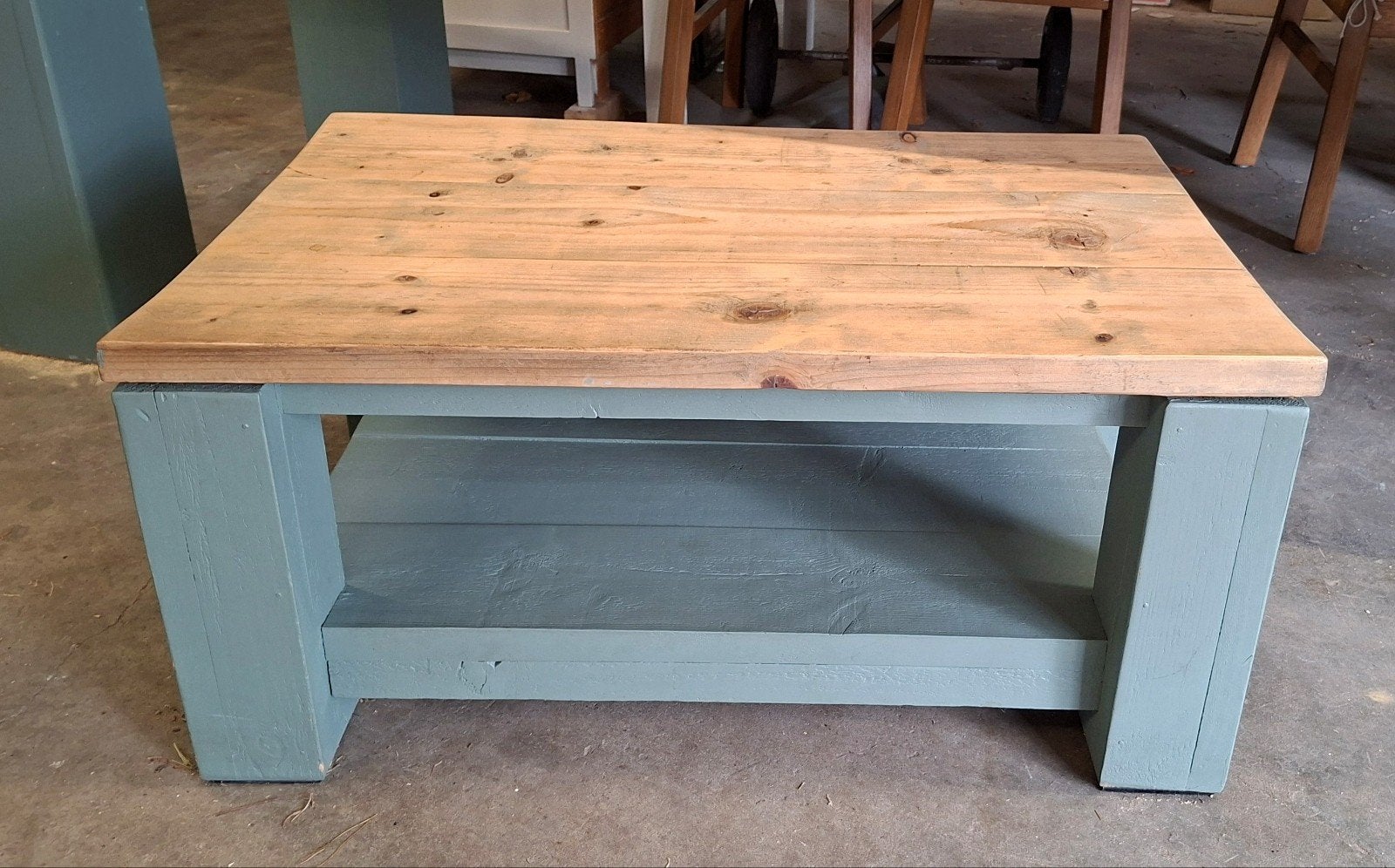 salontafel steigerhout, Ophalen, 50 tot 100 cm, 50 tot 100 cm, Rechthoekig