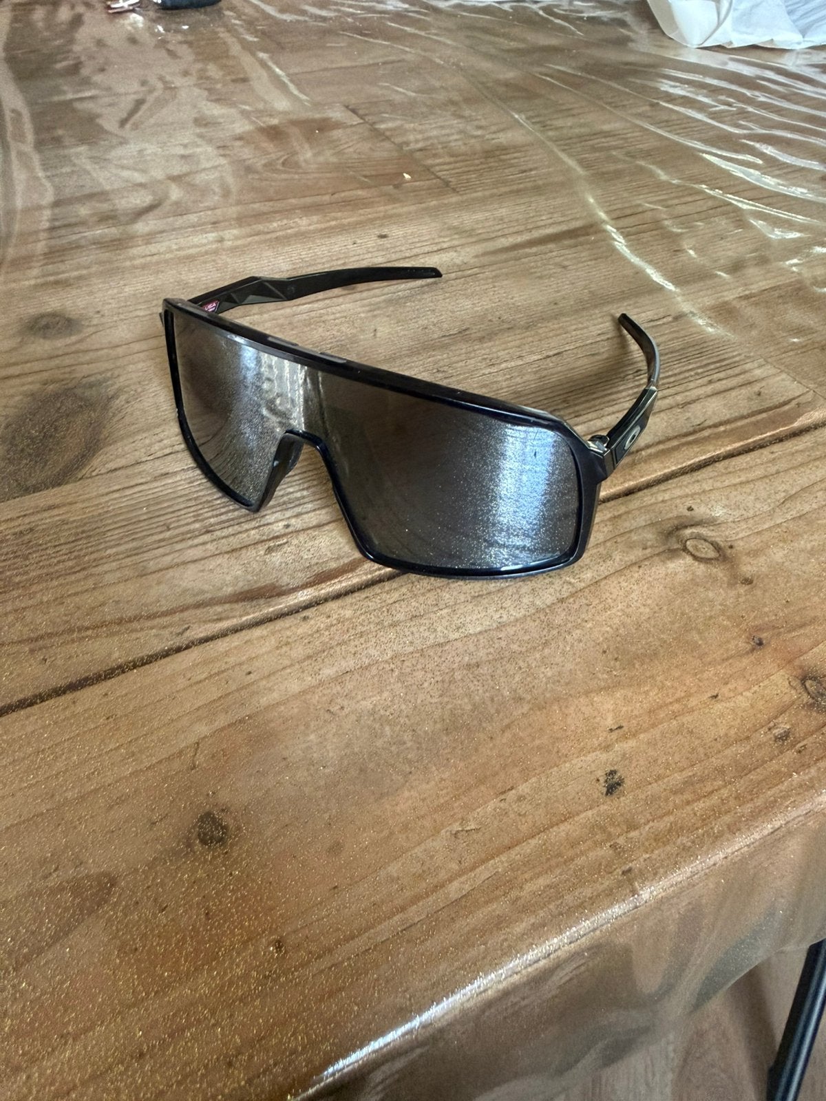 Oakley sutro POLISHED BLACK / PRIZM BLACK, Ophalen of Verzenden, Zo goed als nieuw, Zwart, Oakley