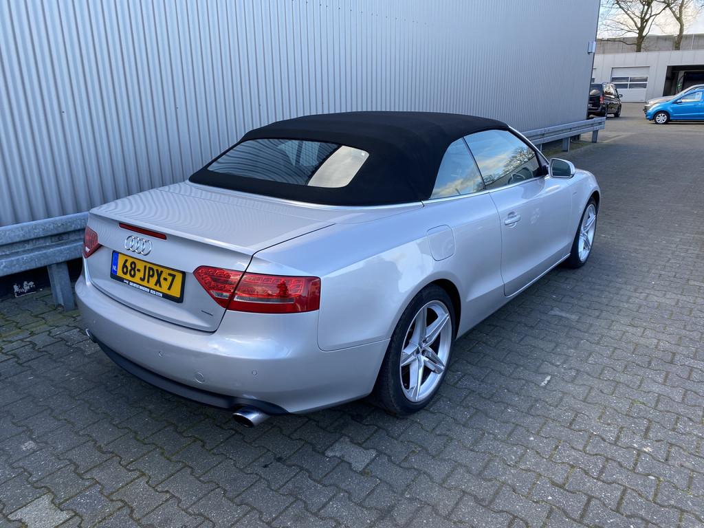 Audi A5 Cabriolet 2.0 TFSI quattro Pro Line 156Dkm.NAP AUTOM, Euro 5, Gebruikt, Zwart, 4 cilinders