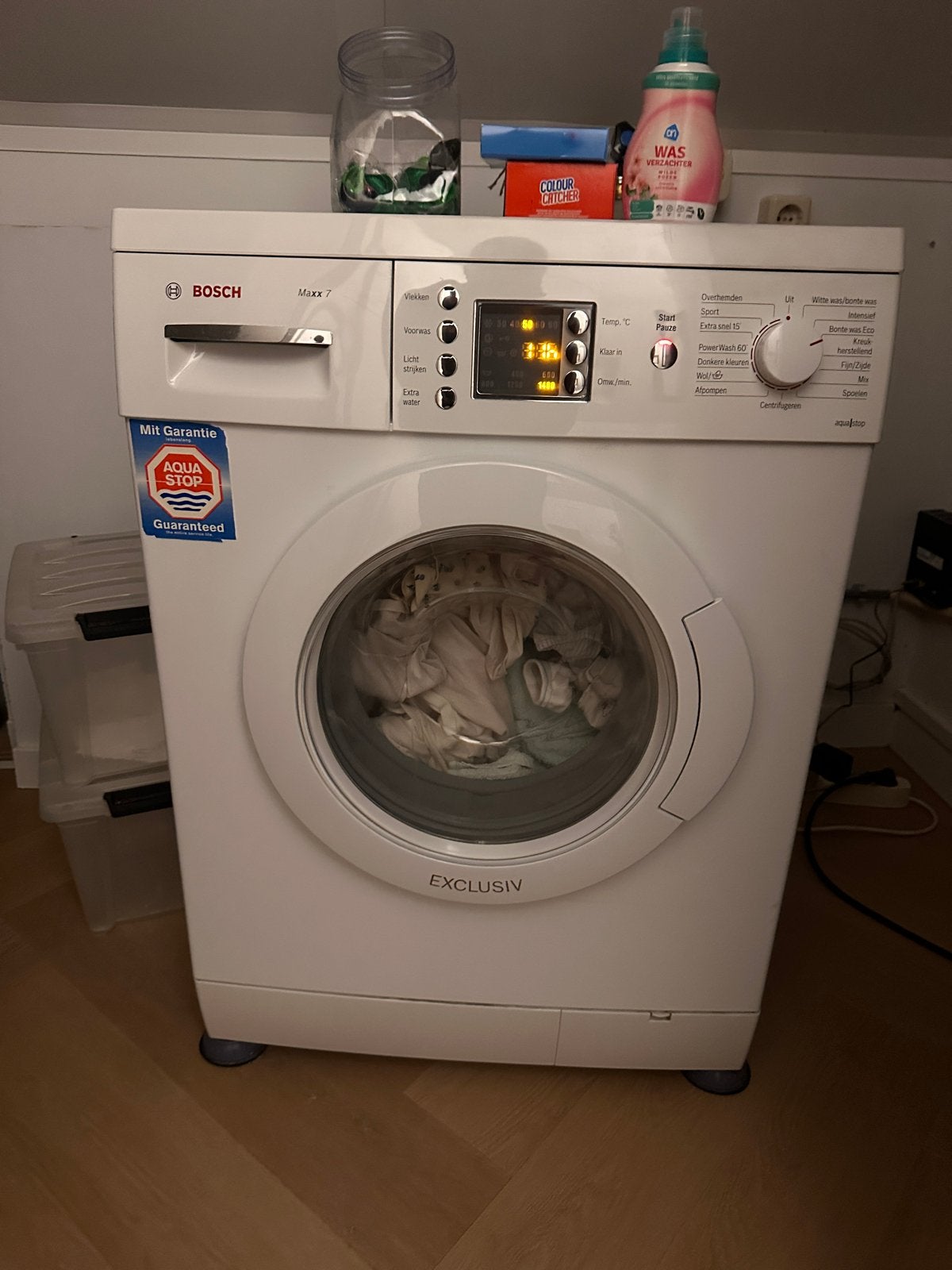 Bosch Maxx 7 Exclusiv Wasmachine, Ophalen, Zo goed als nieuw, Voorlader, Kort programma