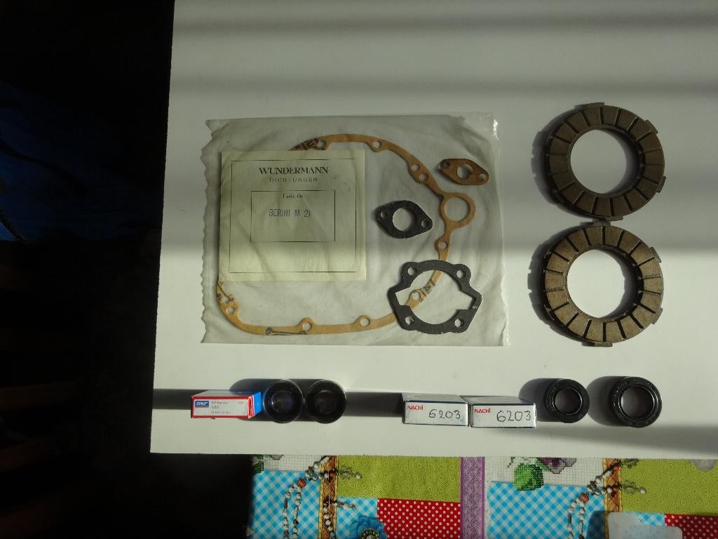 Berini M21 revisie set, Fietsen en Brommers, Brommeronderdelen | Oldtimers, Ophalen of Verzenden, Nieuw, Blok, Overige merken