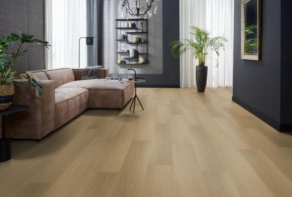 Plak Pvc True Grain Oak 60-14 Natural Toplaag 0,55 €17,95m2, Nieuw, Ophalen of Verzenden, Beige, Laminaat