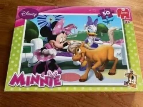 Disney Puzzel Minnie Mouse ( 50 stukjes), Ophalen of Verzenden, 10 tot 50 stukjes, Zo goed als nieuw, 2 tot 4 jaar
