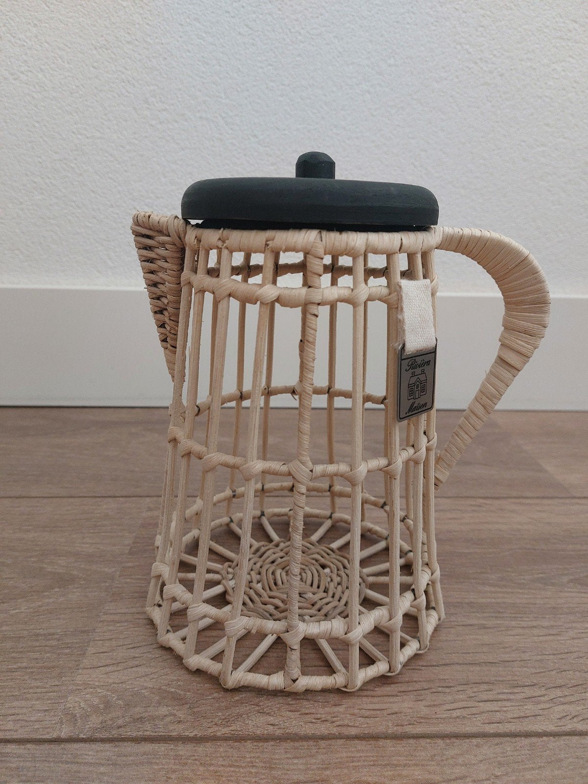 Riviera Maison koffie cup houder coffee cups holder rattan, Ophalen of Verzenden, Zo goed als nieuw