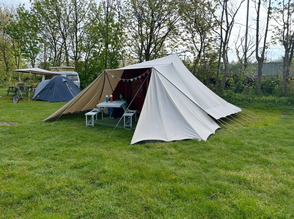 De Waard Albatros tent met accessoires, Ophalen of Verzenden, Gebruikt, Tot en met 4