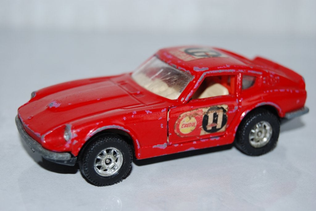 Corgi Toys Whizzwheels Datsun 240Z, Hobby en Vrije tijd, Modelauto's | 1:43, Ophalen of Verzenden, Gebruikt, Auto, Corgi