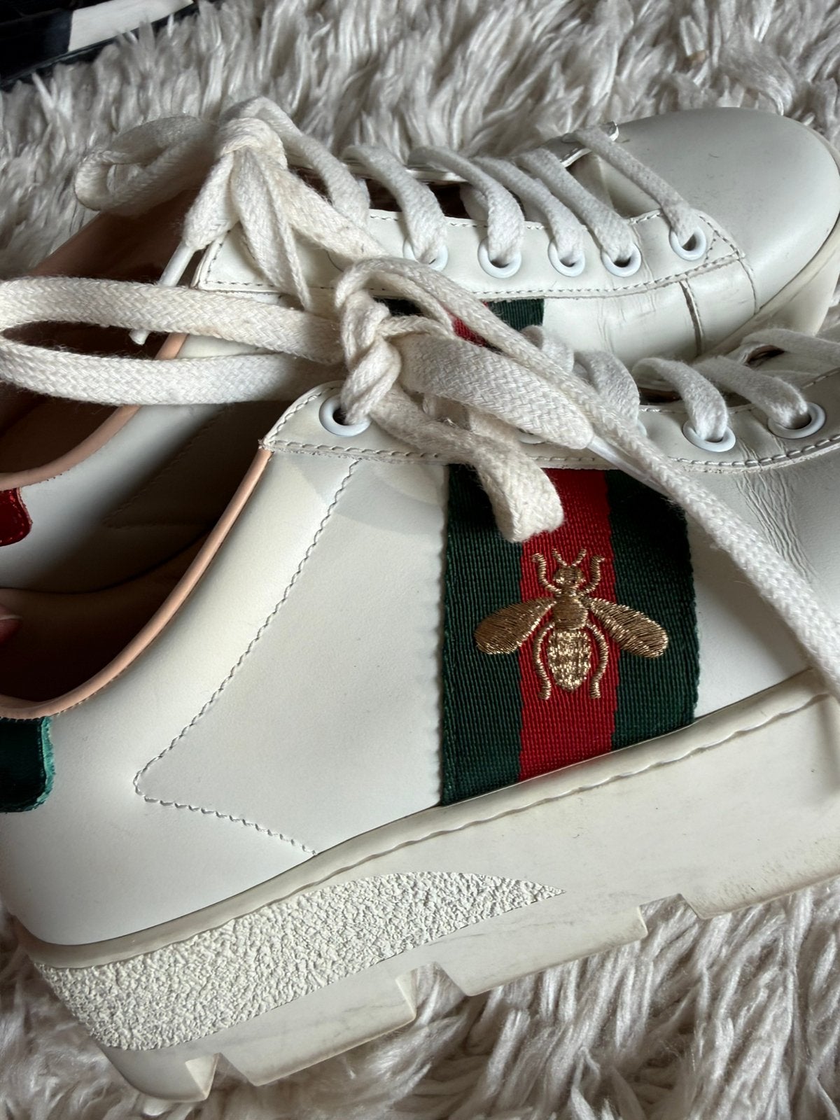 Gucci sneakers maatje 36, Ophalen of Verzenden, Zo goed als nieuw, Zwart, Sneakers of Gympen