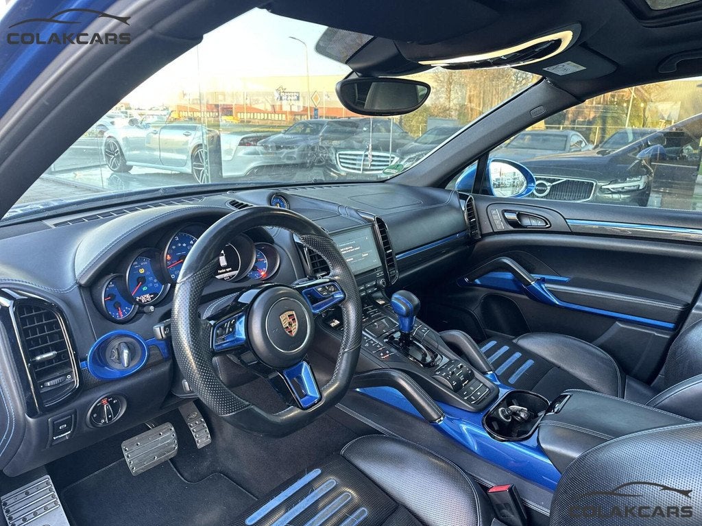 Porsche Cayenne 4.2 D S TechArt Turbo /Pano/22 Inch Garantie, Auto's, Porsche, Cayenne, Gebruikt, 8 cilinders, Leder