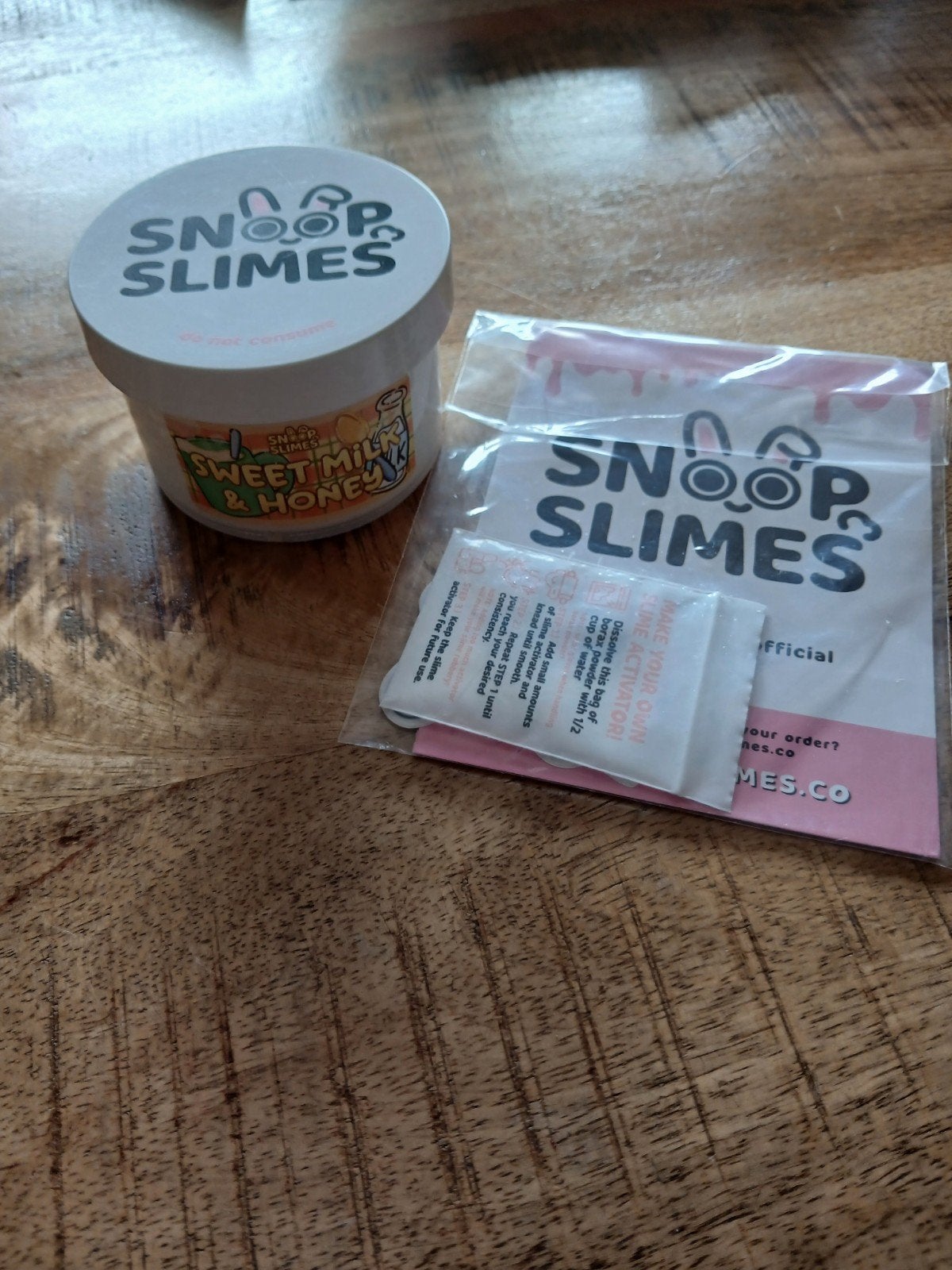 Snoop Slimes 'Sweet Milk & Honey' Slime met Activator, Ophalen of Verzenden, Nieuw, Jongen of Meisje